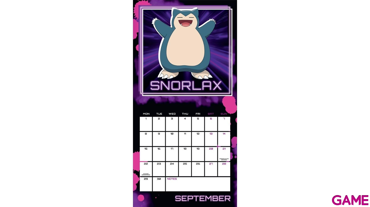 CALENDARIO 2025 POKEMON 30X30cm-4