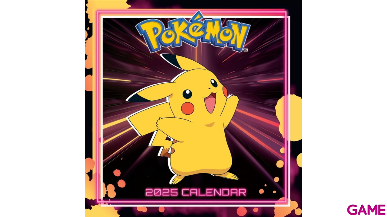 CALENDARIO 2025 POKEMON 30X30cm-5