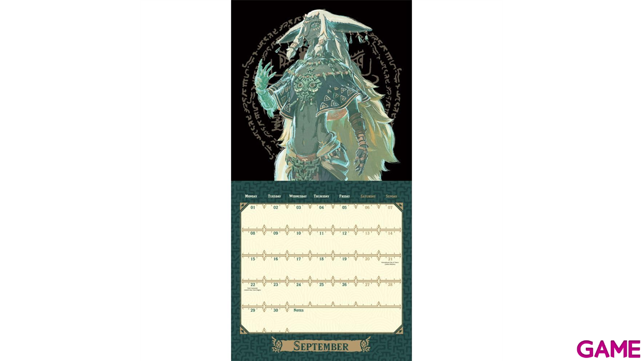Calendario 2025 The legend of Zelda 30 x 30 cm-2