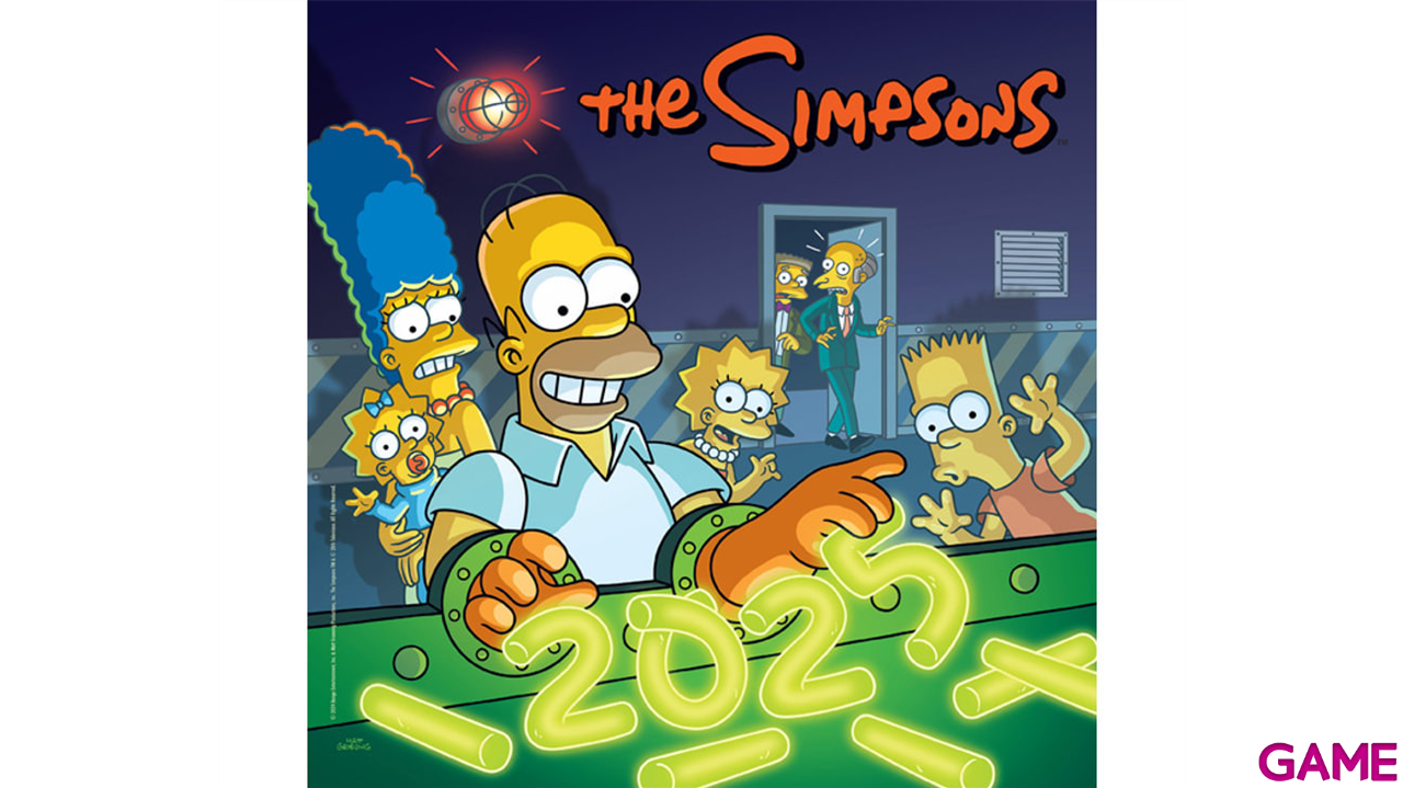 CALENDARIO 2025 LOS SIMPSONS 30X30cm-2