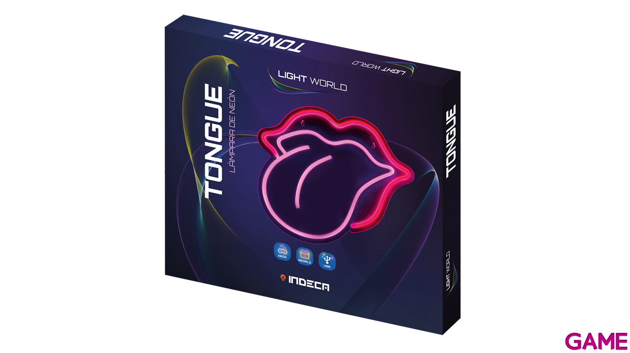 Cartel con iluminacion LED TONGUE-1