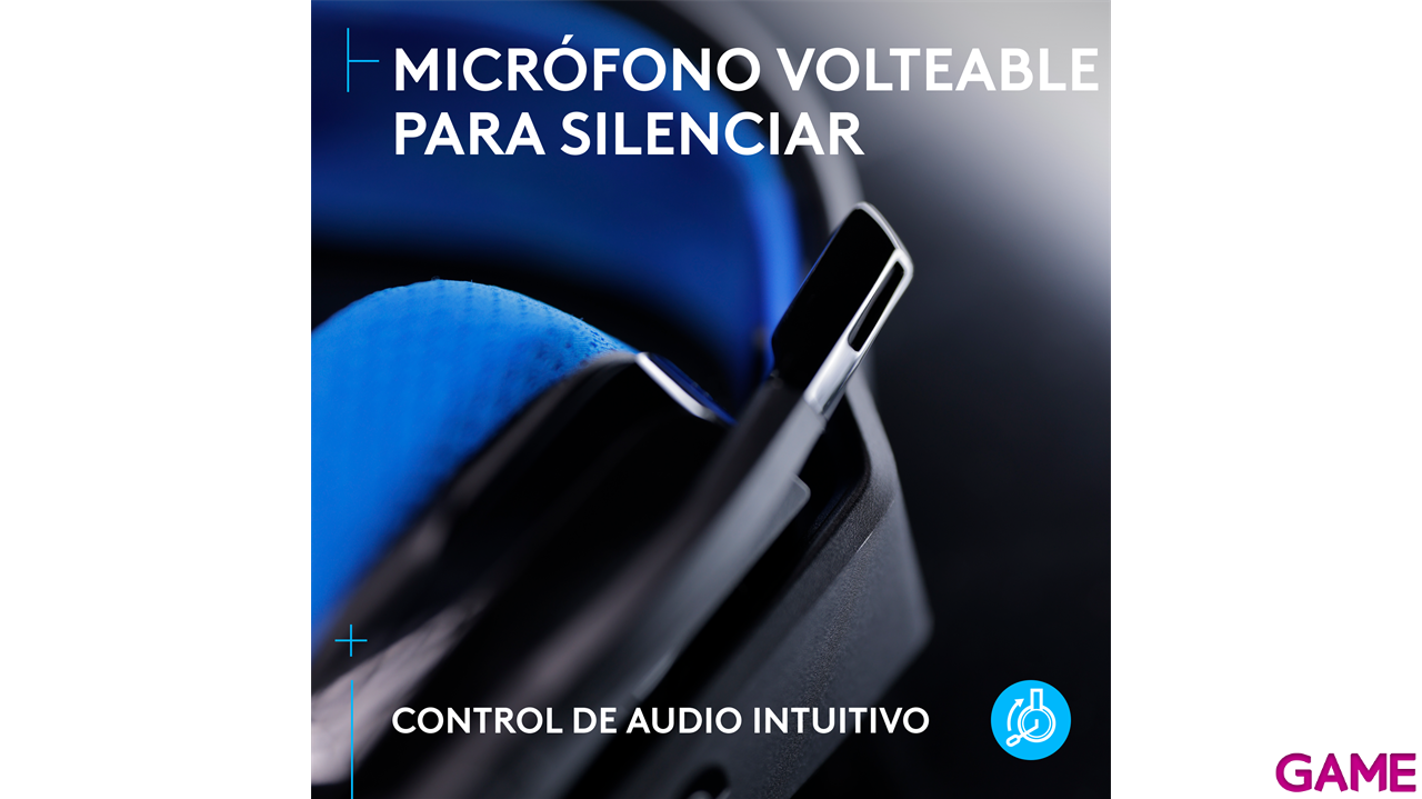 Logitech G535 Lightspeed Wireless Negro PC - PS5 - PS4 - Switch - Movil - Auriculares Gaming-3