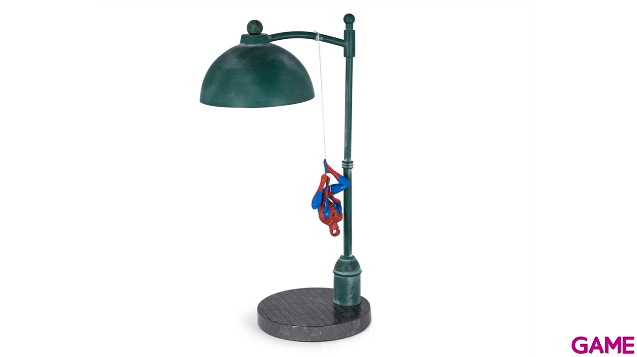 Lampara Spiderman Hanging Street con tirador 3D-0