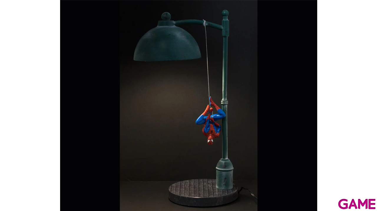 Lampara Spiderman Hanging Street con tirador 3D-2