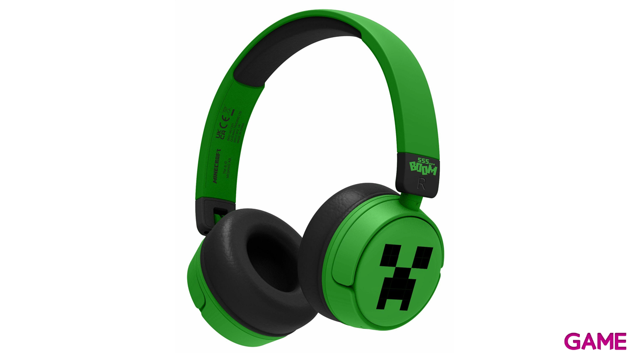Auriculares intantiles inalambricos Minecraft-2