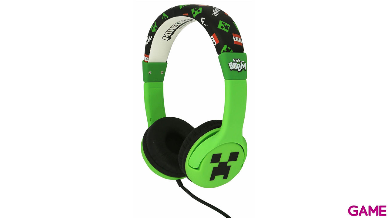 Auriculares infantiles Minecraft creeper-5