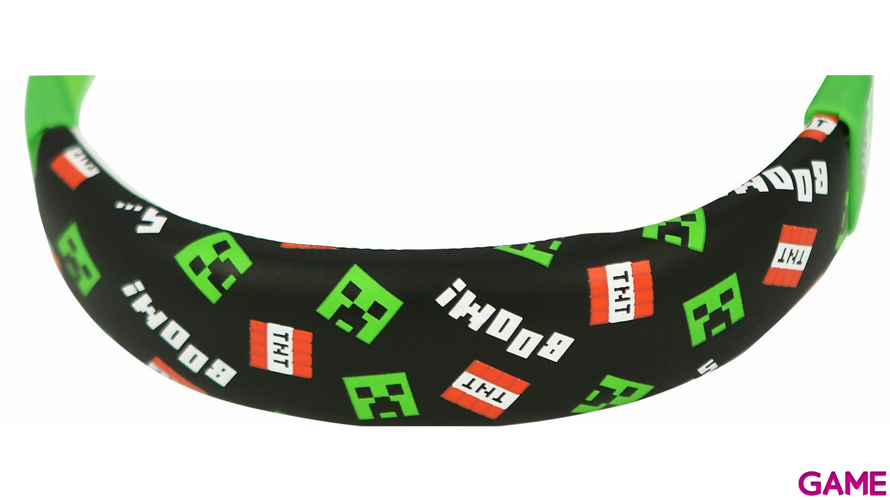 Auriculares infantiles Minecraft creeper-1