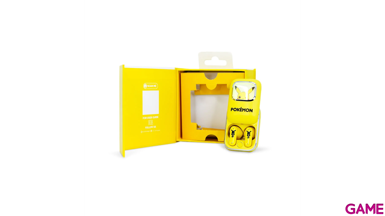 Earbuds inalambricos bluetooth con caja deslizante Pikachu-1