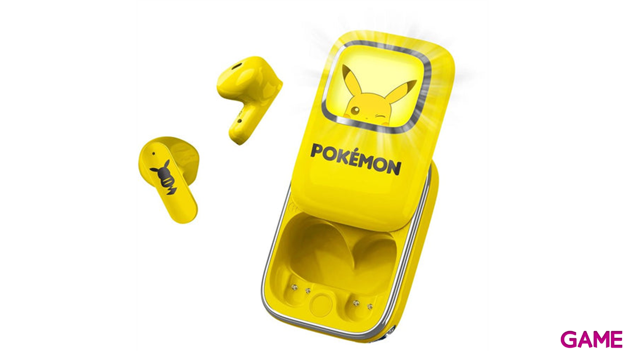 Earbuds inalambricos bluetooth con caja deslizante Pikachu-2