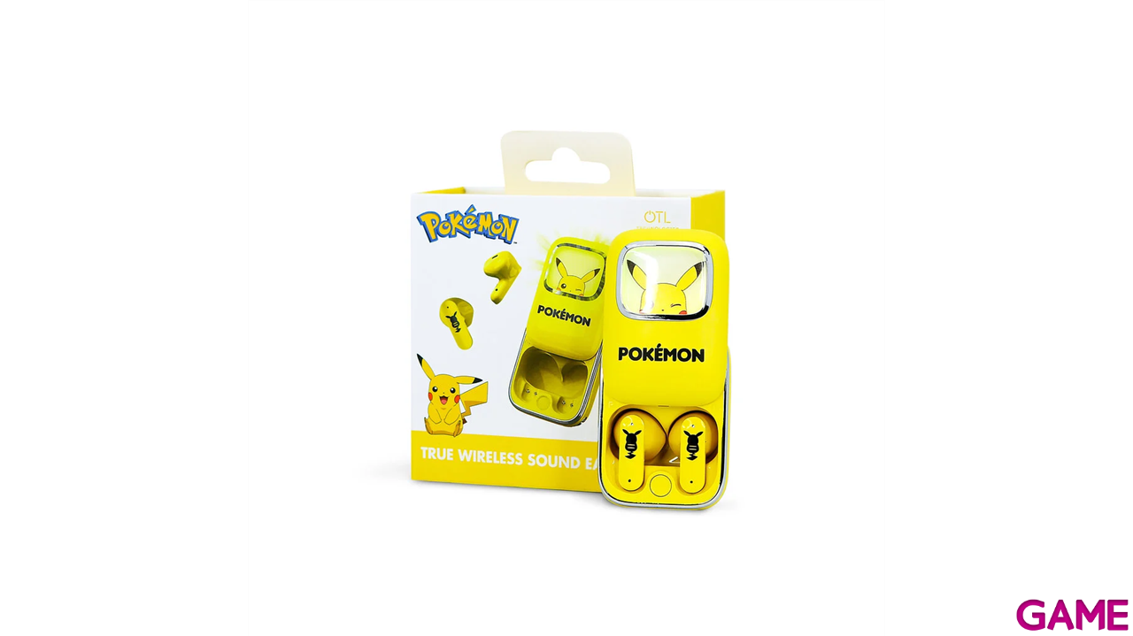 Earbuds inalambricos bluetooth con caja deslizante Pikachu-3