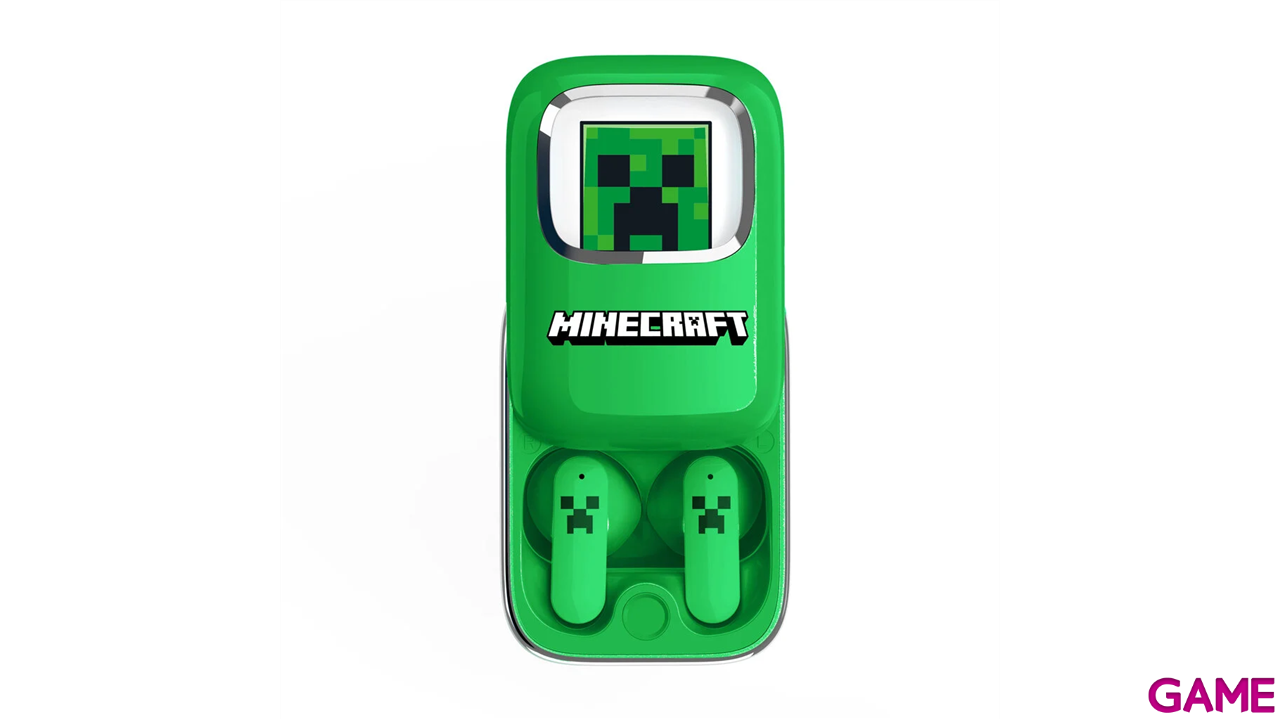 Earbuds inalambricos bluetooth con caja deslizante Minecraft-3