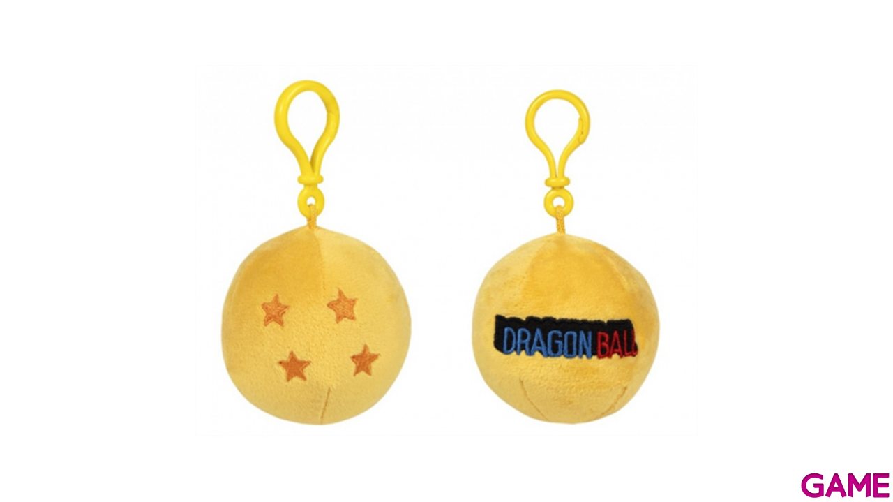 Peluche Llavero Dragon Ball Bola 4 Estrellas de 8cm-2