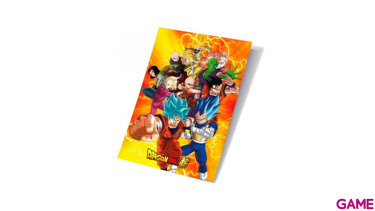 POSTER 3D DRAGON BALL SUPER UNIVERSAL SURVIVAL HEROES 40X60cm-0