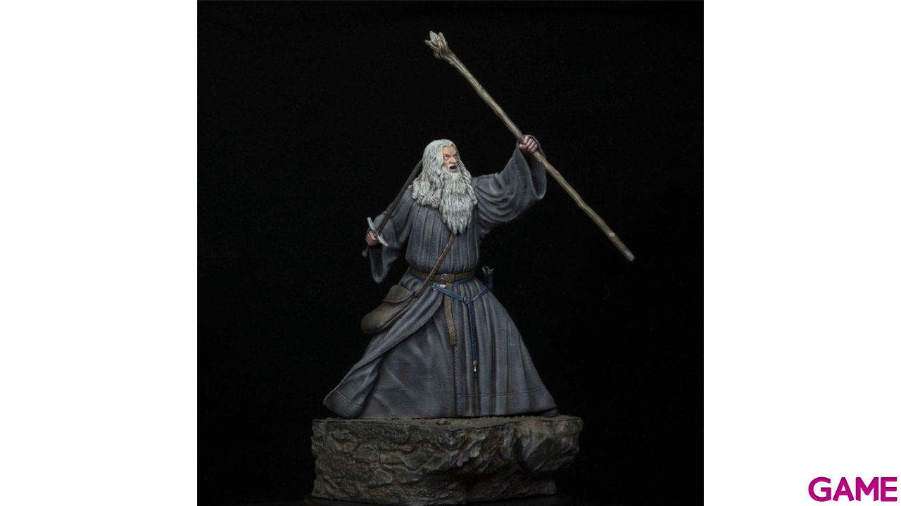Figura de El Señor de los anillos GANDALF EN MORIA de 18cm-0