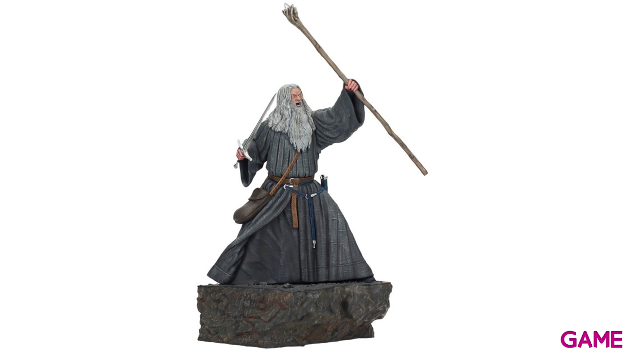 Figura de El Señor de los anillos GANDALF EN MORIA de 18cm-2