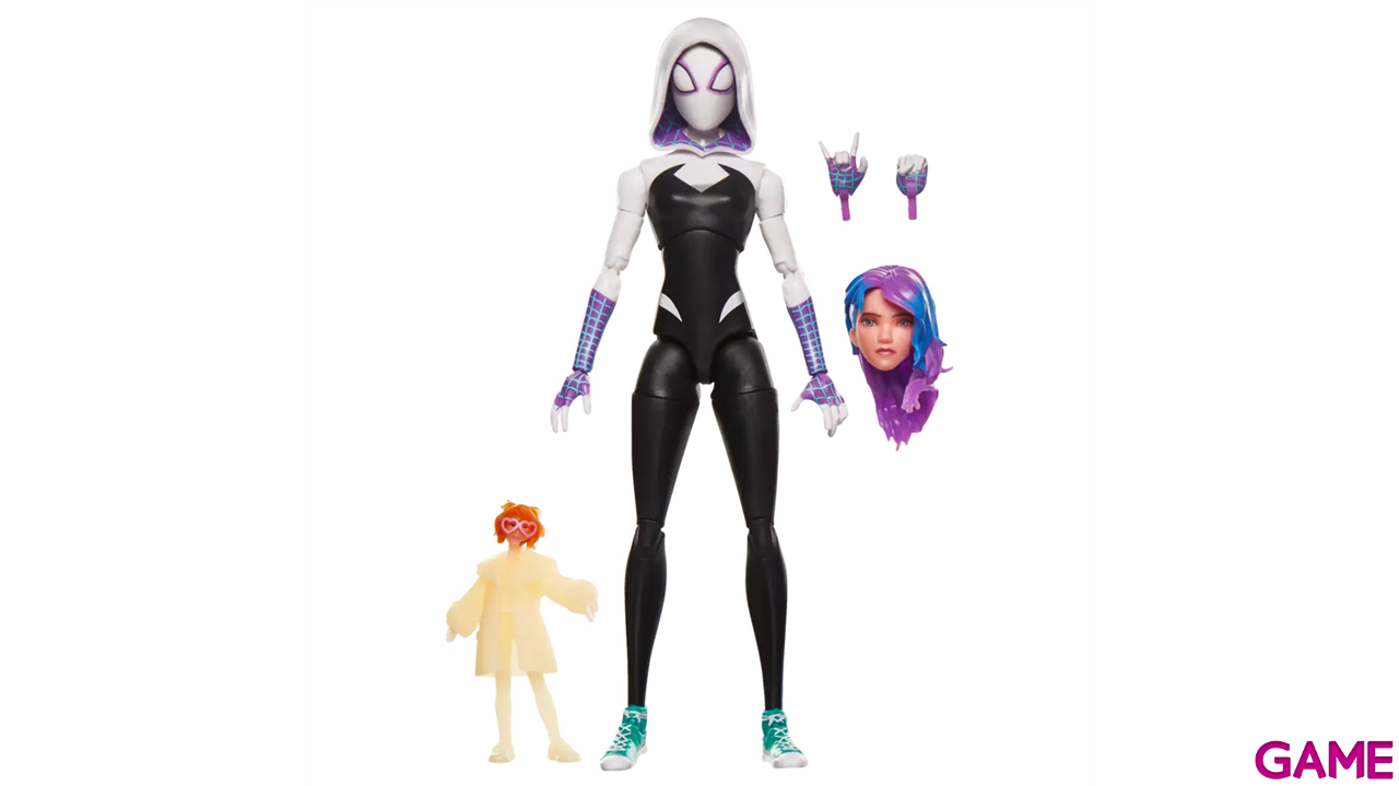 Figura Marvel Legends Spider-Verse Spider-Gwen de 15 cm-4