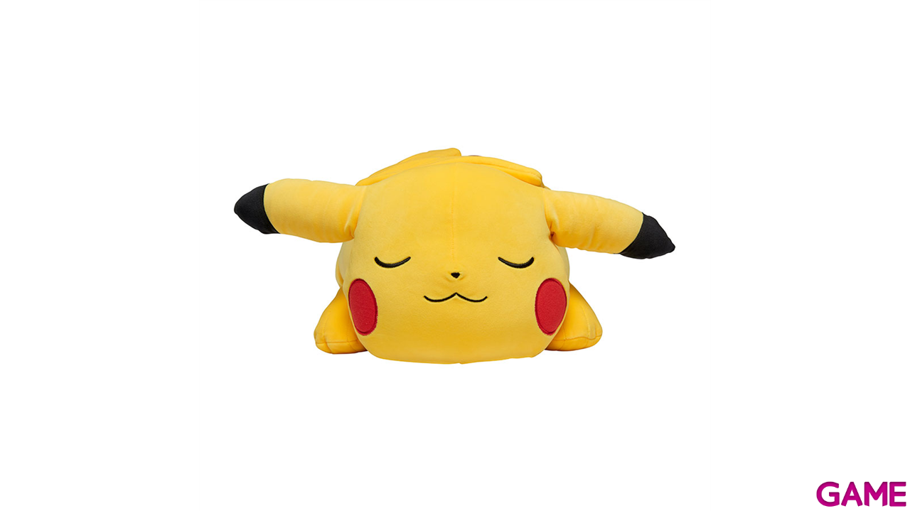 PELUCHE Pokemon PIKACHU DORMILÓN de 46cm-0