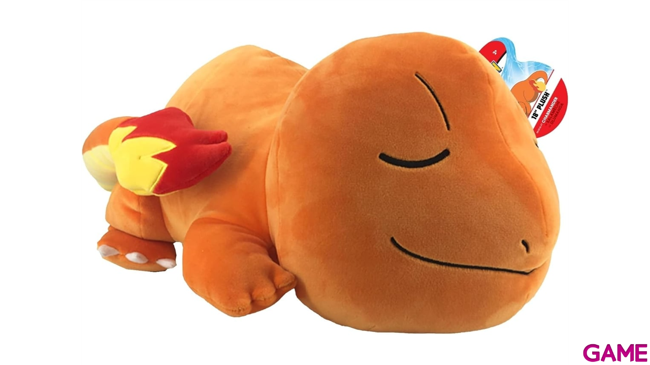 PELUCHE Pokemon CHARMANDER DORMILÓN de 46cm-0