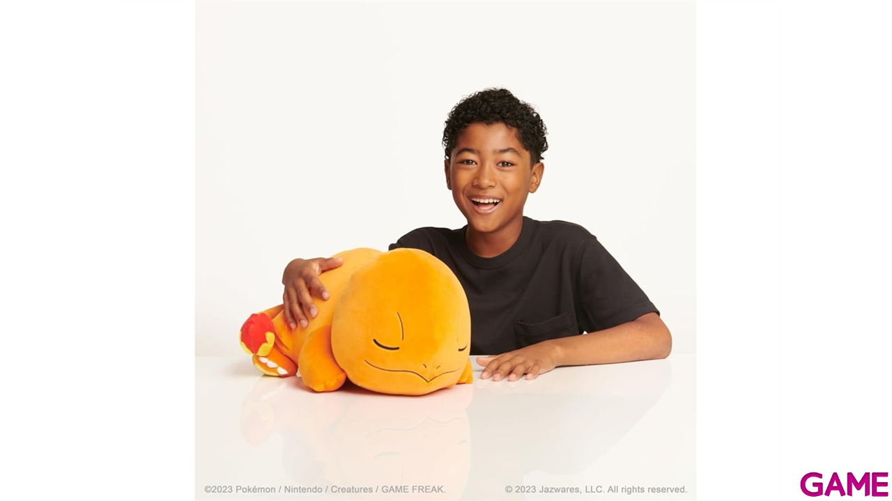 PELUCHE Pokemon CHARMANDER DORMILÓN de 46cm-1