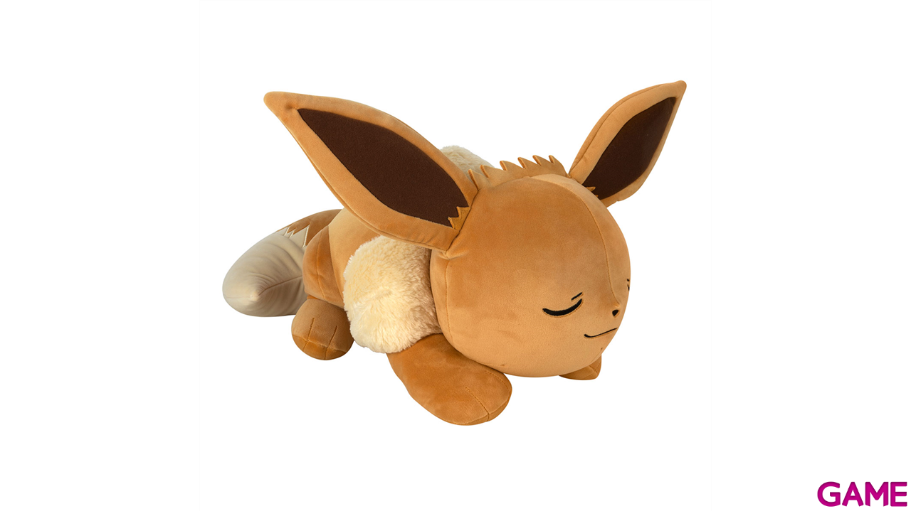 PELUCHE Pokemon EEVEE DORMILÓN de 46cm-0