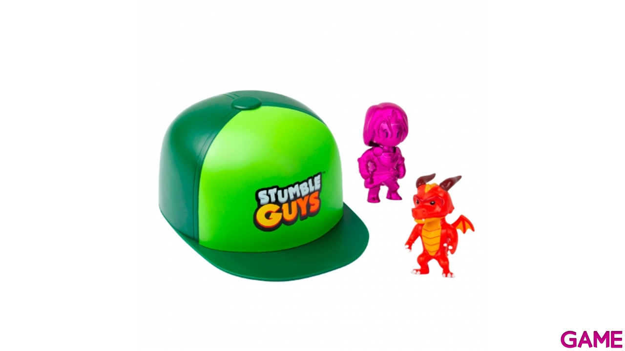 PACK GORRA STUMBLE GUYS CON 2 FIGURAS SORPRESA-1