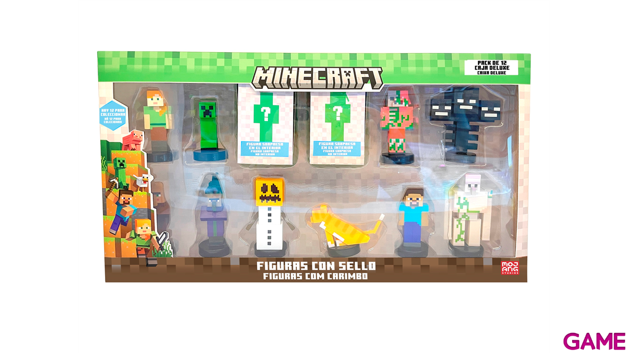 Pack Deluxe de 12 figuras MINECRAFT-0