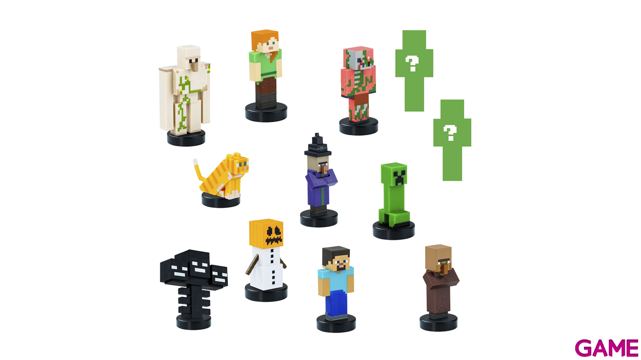 Pack Deluxe de 12 figuras MINECRAFT-1