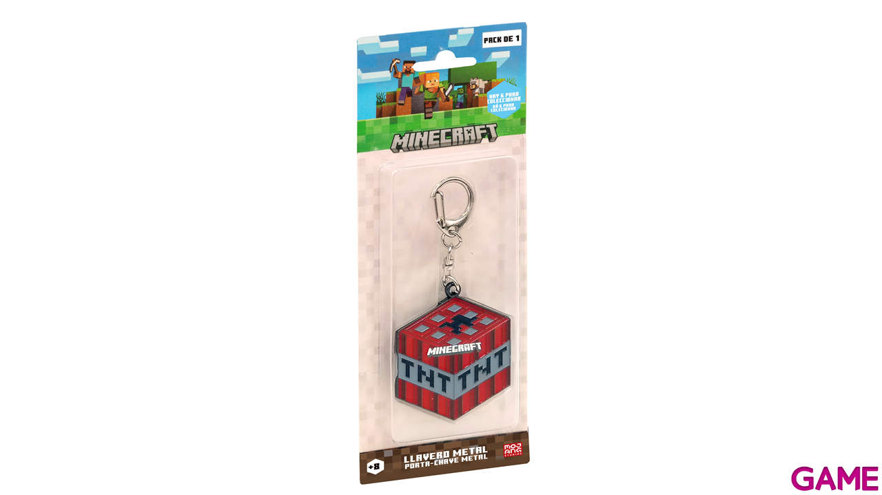 Llavero de metal Minecraft-9
