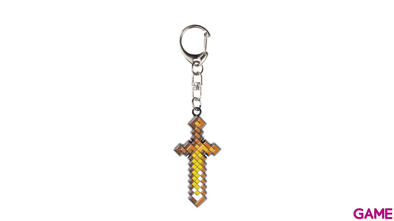 Llavero de metal Minecraft-1