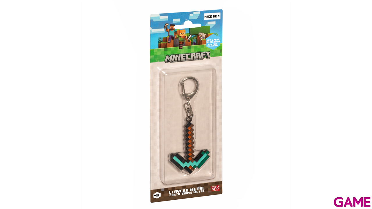 Llavero de metal Minecraft-2
