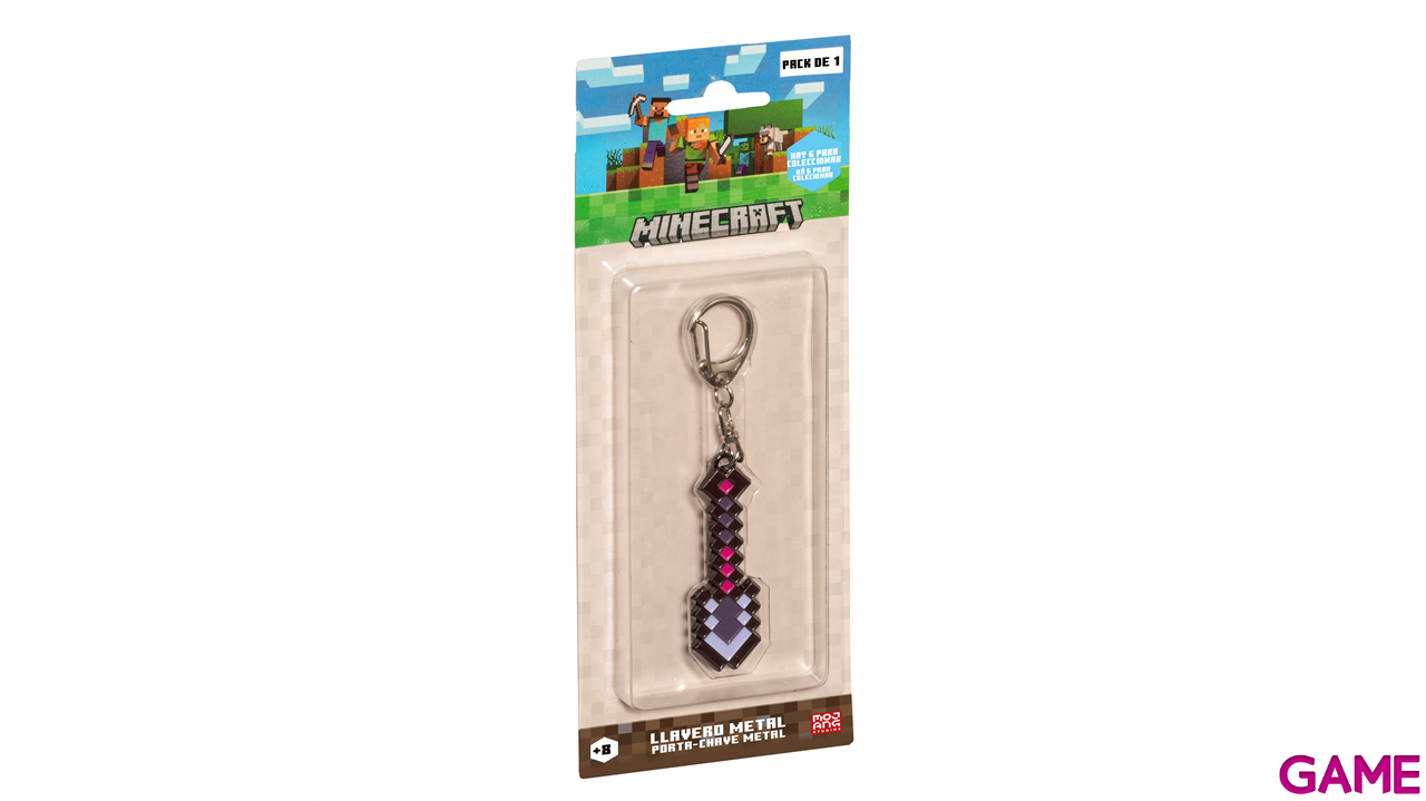 Llavero de metal Minecraft-8