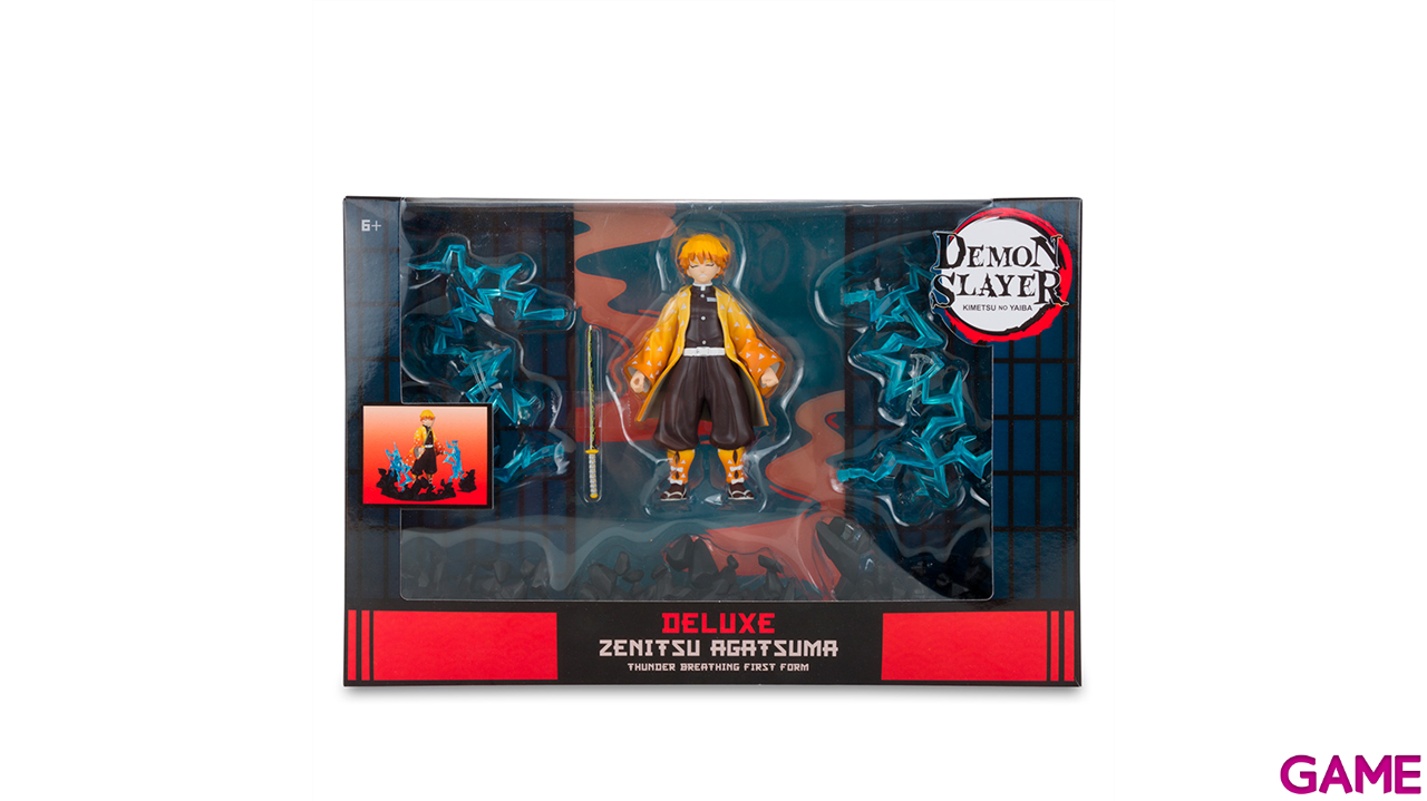 Figura Deluxe Demon Slayer Zenitsu Agatsuma de 12cm con accesorios-1
