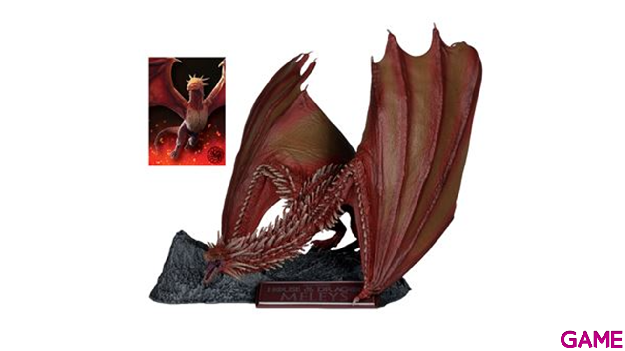 Figura Deluxe Casa del Dragon Dragon Meleys de 23 cm-4