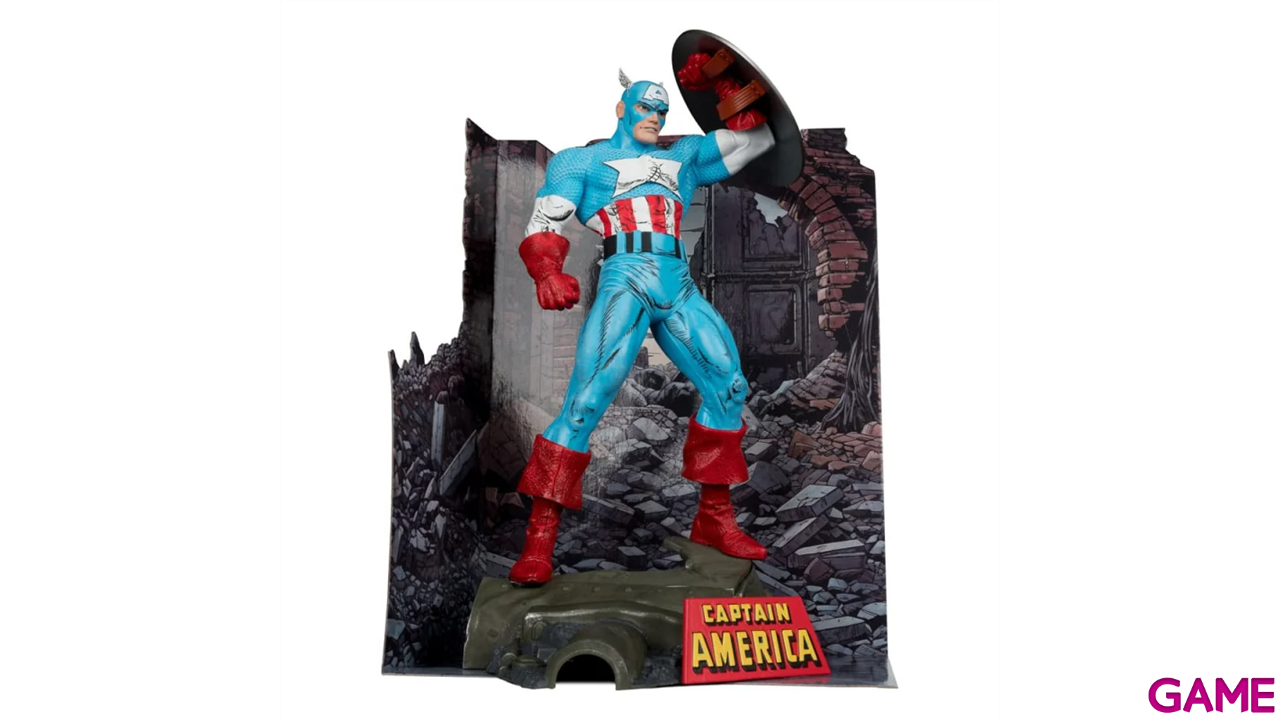 Figura Marvel Capitan America comic 323 de 30 cm-0