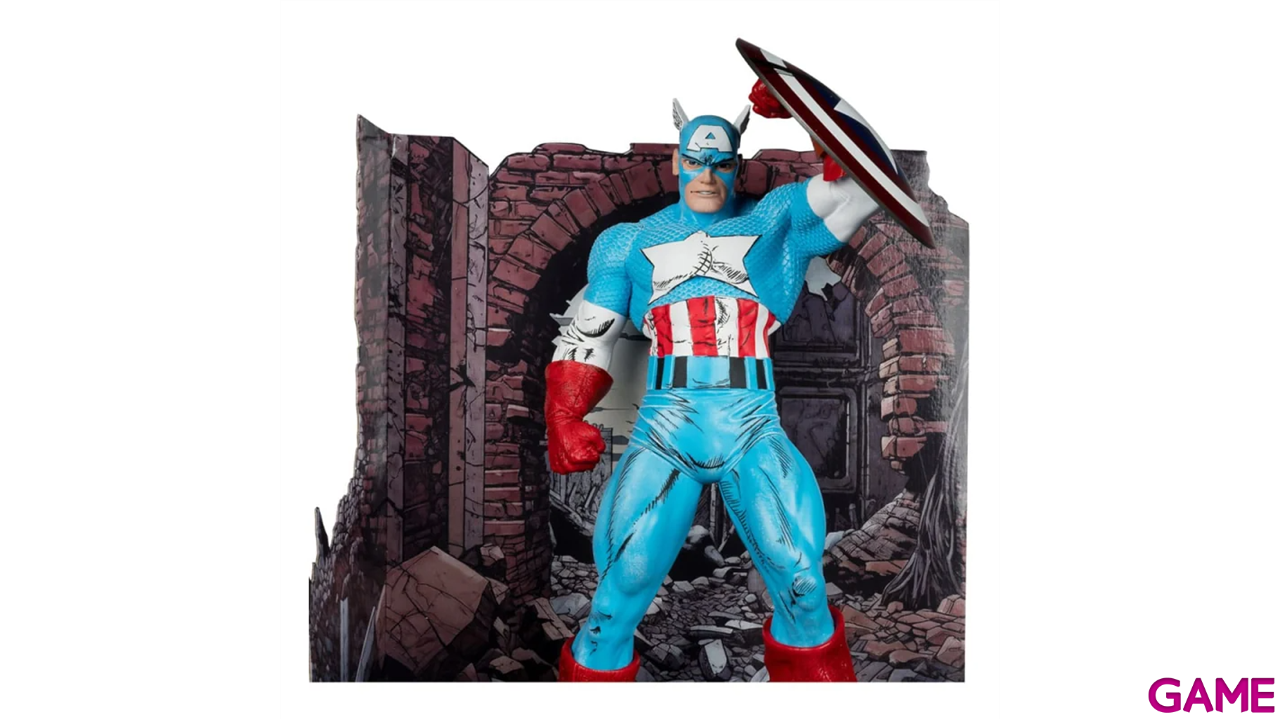 Figura Marvel Capitan America comic 323 de 30 cm-1