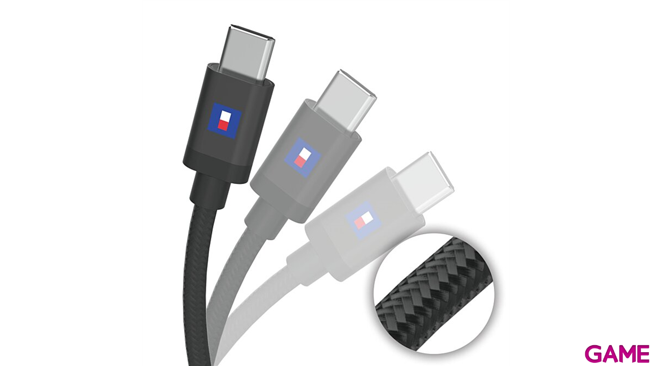 Cable de Carga USB-C a USB-C para Mando DualSense Hori -Licencia oficial--1