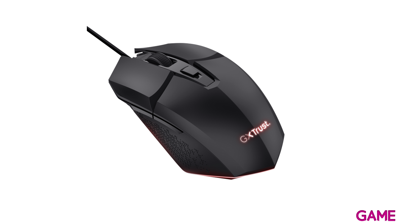 Raton Gaming Trust GXT109 Felox Negro 4800 DPI RGB-0