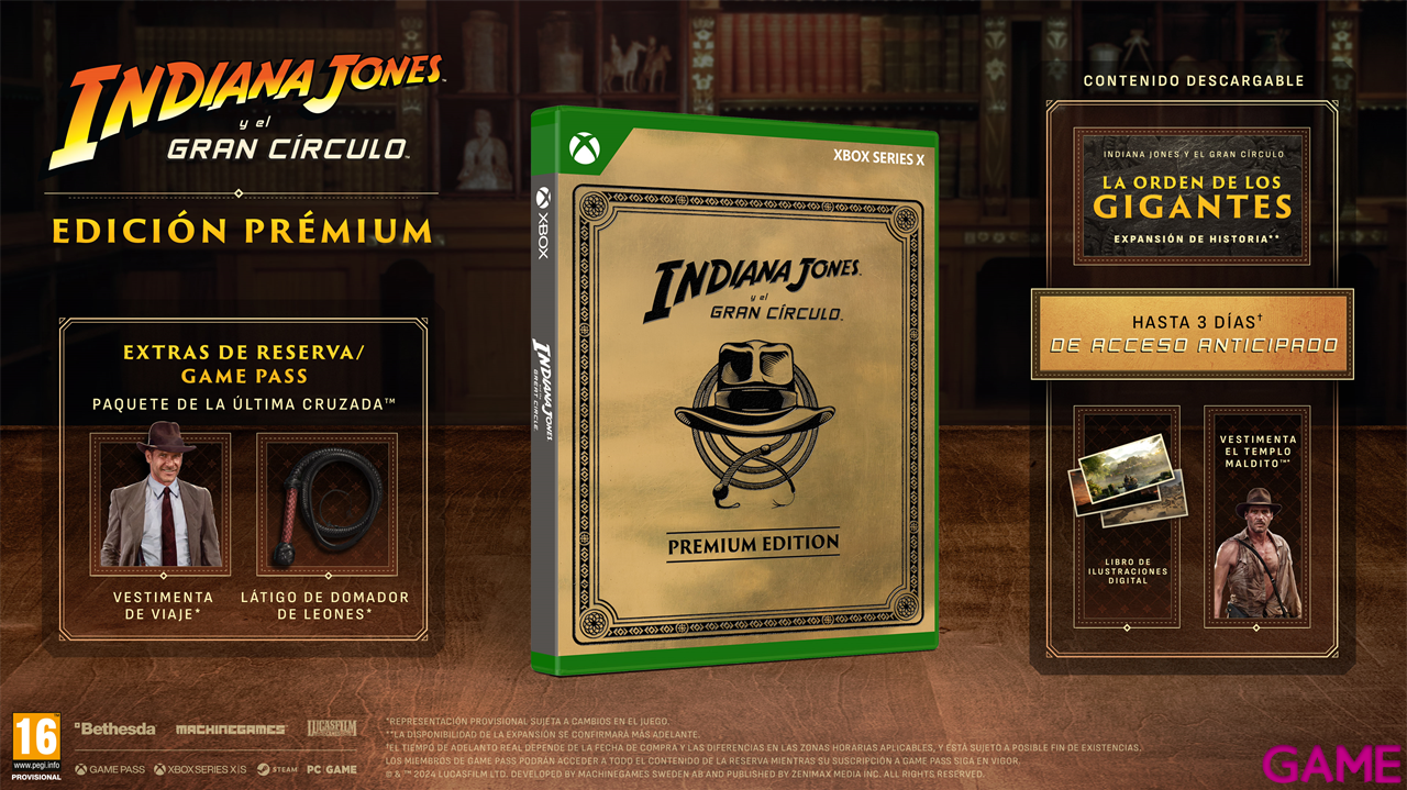 Indiana Jones y el Gran Circulo Edicion Premium-0