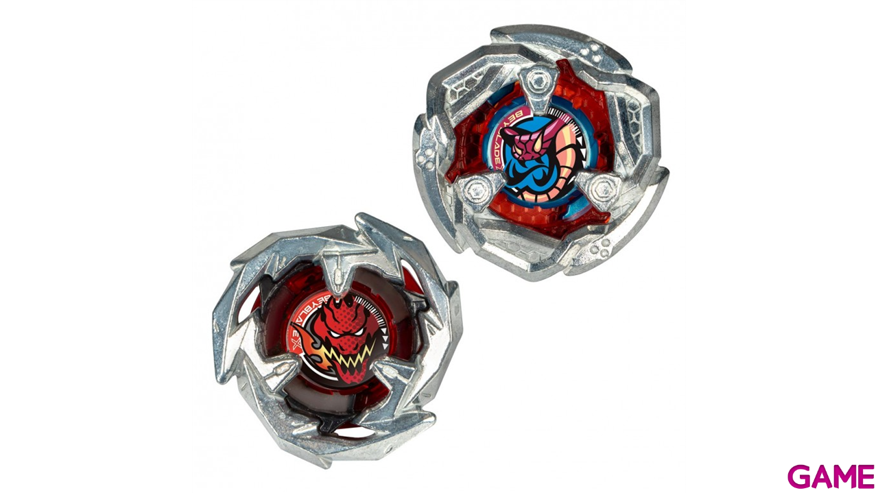 Pack de dos peonzas Beyblade X (surtido)-0