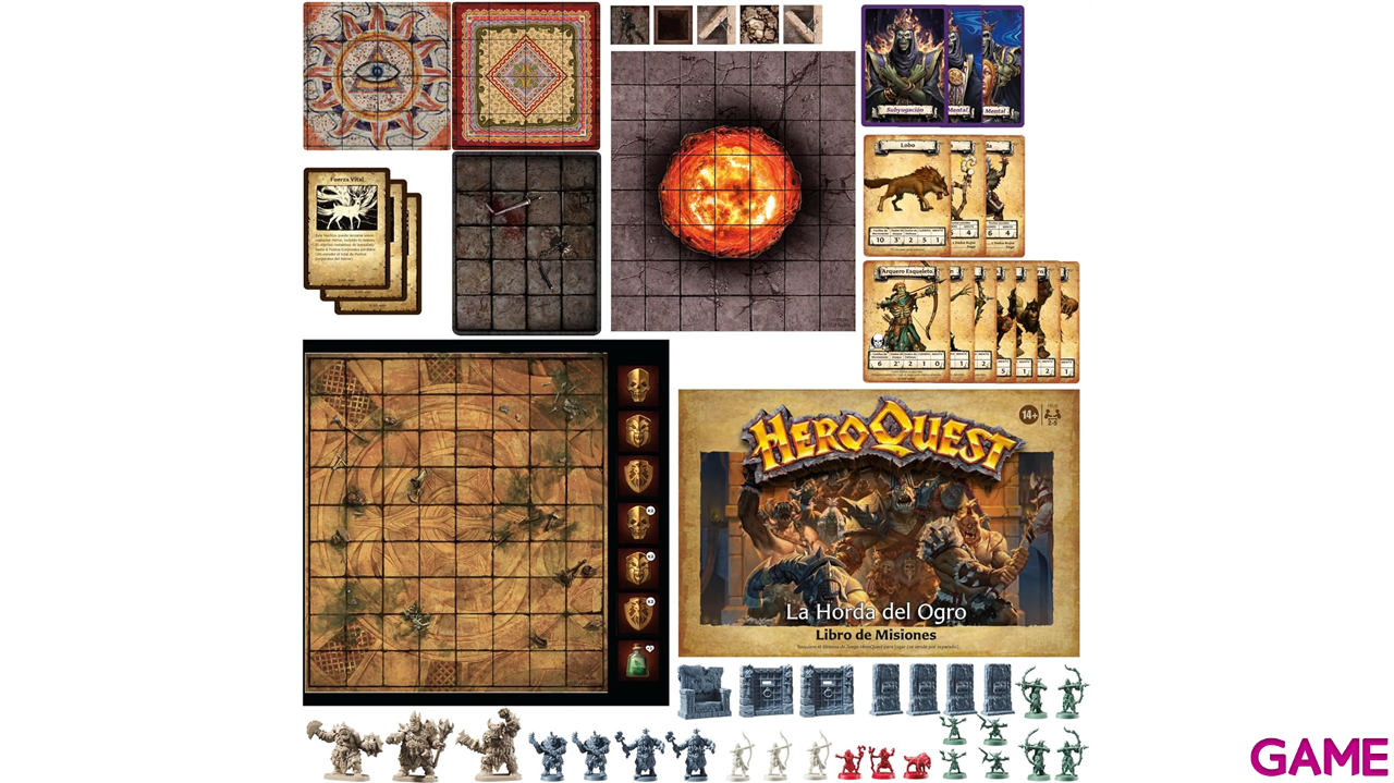 Juego de mesa HEROQUEST LA HORDA DEL OGRO-3