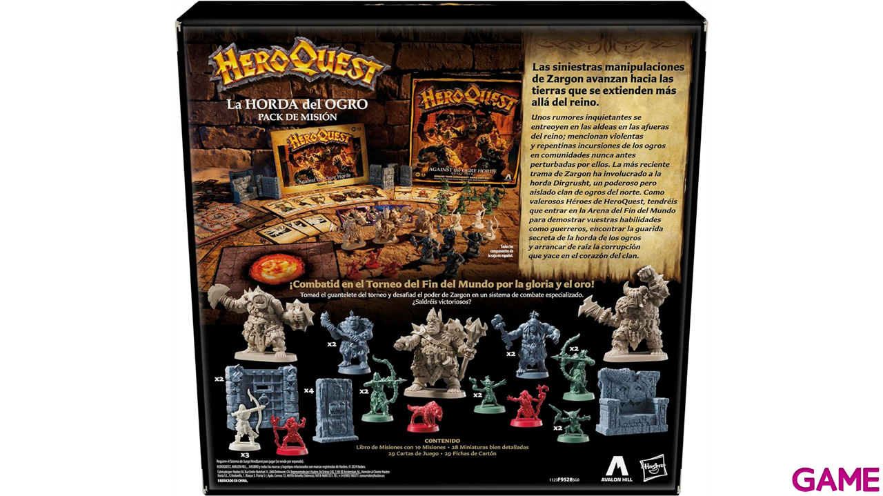 Juego de mesa HEROQUEST LA HORDA DEL OGRO-5