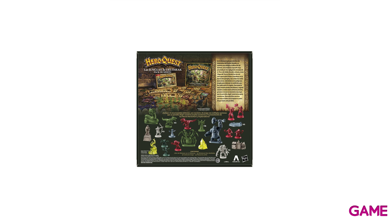 Juego de mesa HEROQUEST LA JUNGLA DE DELTHRAK-0
