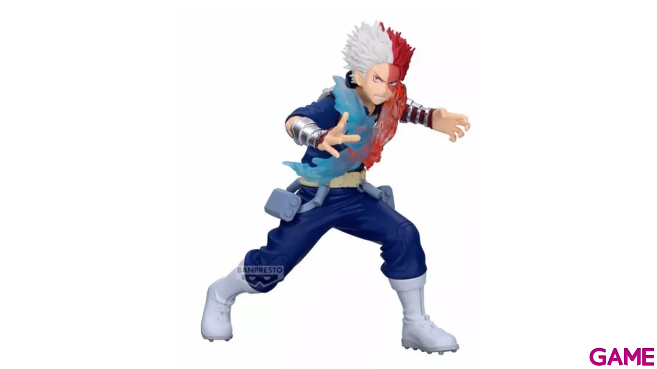 Figura Banpresto My Hero Academia Shoto Todoroki II THE AMAZING HEROES 14 cm-0