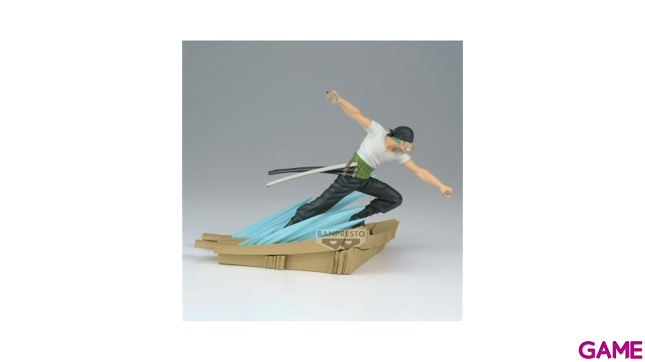Figura Banpresto One Piece Roronoa Zoro Senkozekkei de 11 cm-0