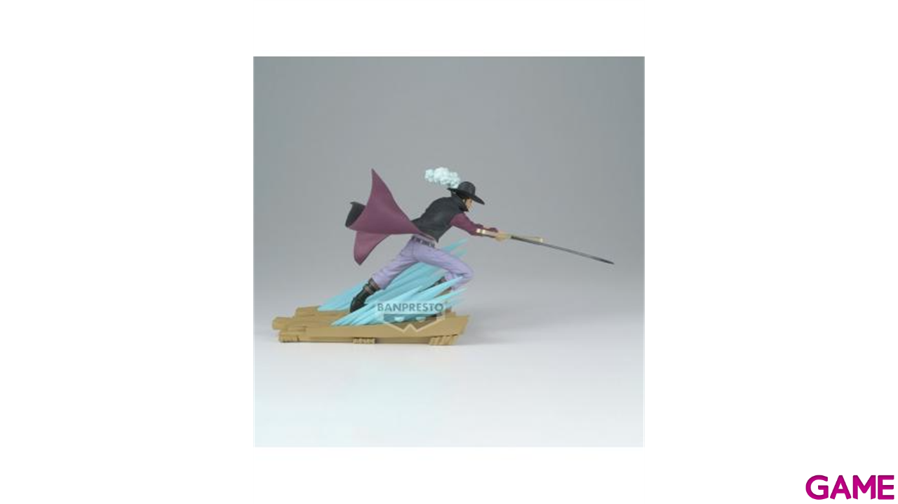 Figura Banpresto One Piece Dracule Mihawk Senkozekkei de 12 cm-1