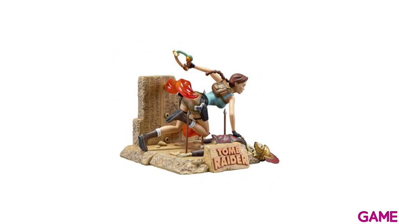 Figura Tomb Raider 1996 Lara Croft Era CLÁSICA de 16CM-0