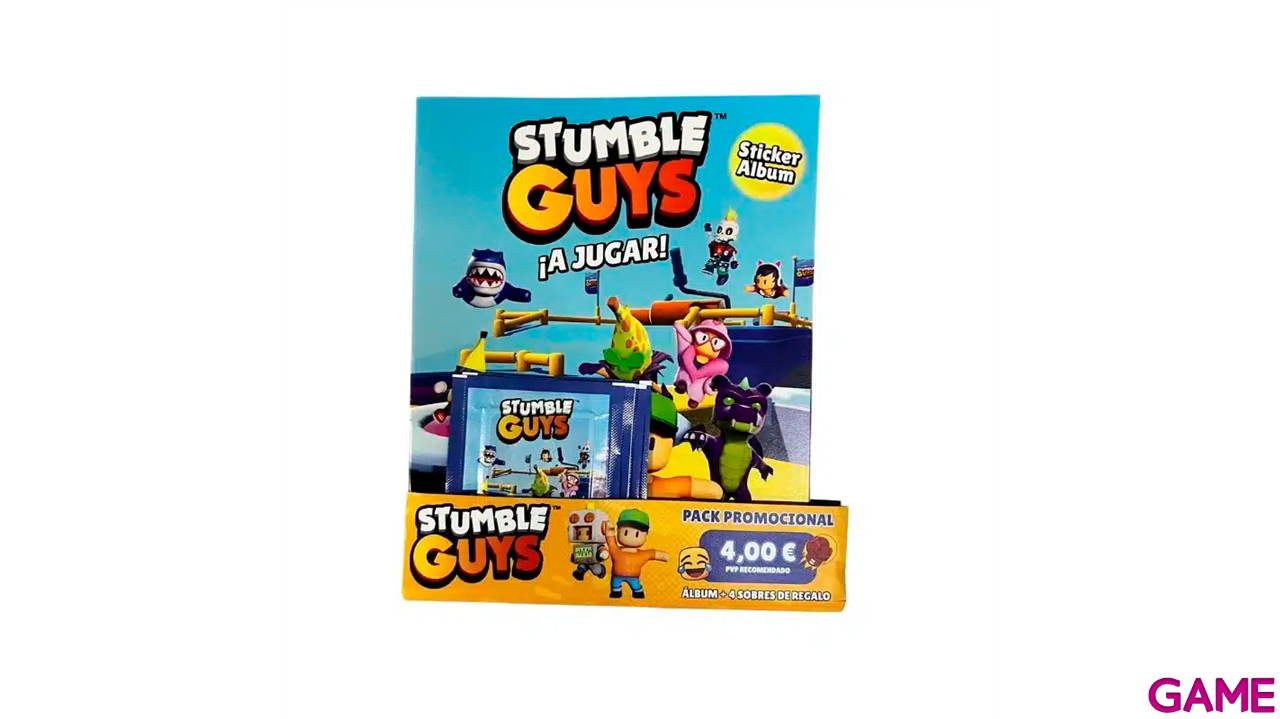 Starter Pack de cromos Stumble Guys (álbum + 4 sobres)-0