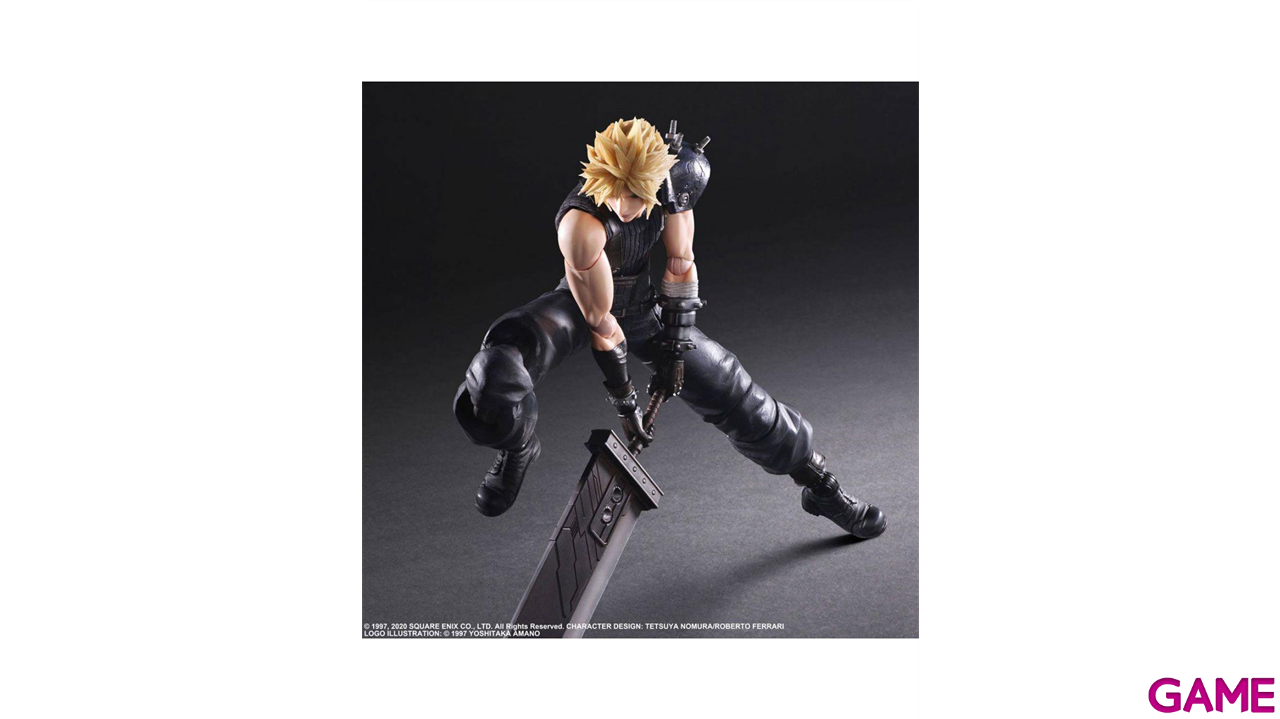 Figura Final Fantasy VII Remake Cloud Strife V2 Play Arts Kay de 27 cm-1