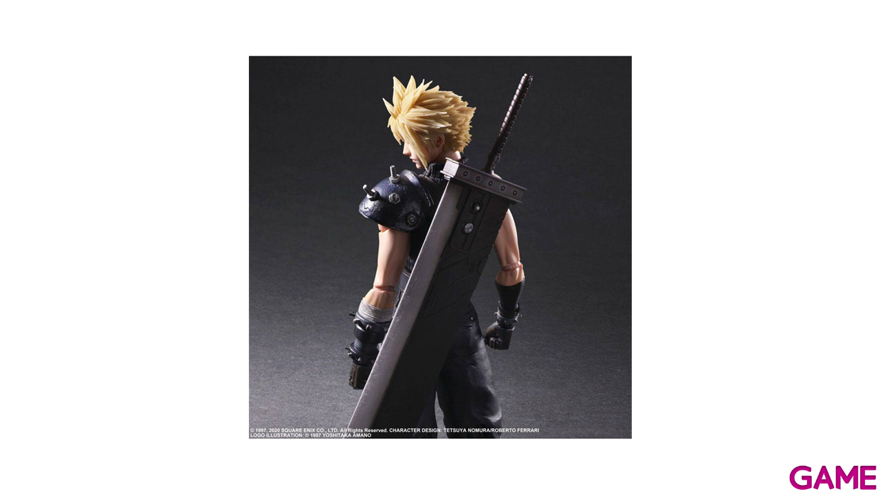 Figura Final Fantasy VII Remake Cloud Strife V2 Play Arts Kay de 27 cm-2