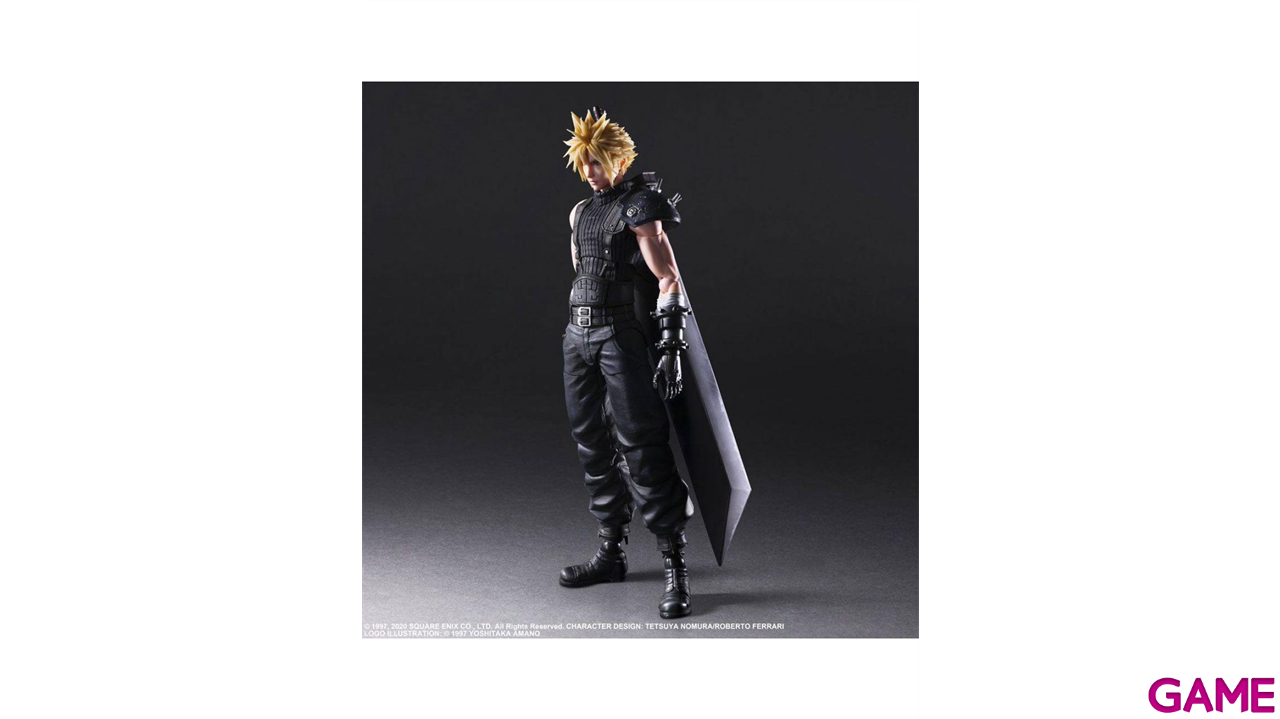 Figura Final Fantasy VII Remake Cloud Strife V2 Play Arts Kay de 27 cm-3